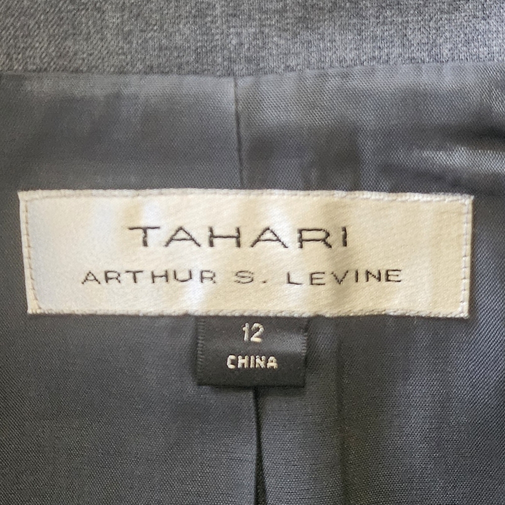 Tahari ASL Women's Gray Blazer Size 12 - Picture 5 of 5
